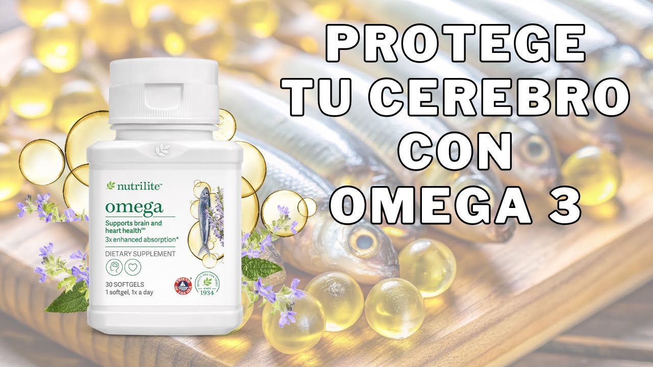🧠 Suplementos nutricionales NUTRILITE para la SALUD CEREBRAL | Omega 3 Triple Strength Nutrilite