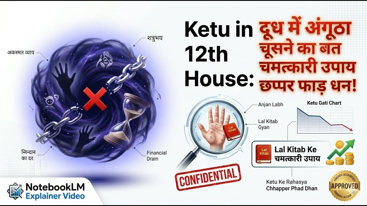 Ketu in 12th House: दूध में अंगूठा चूसने का चमत्कारी उपाय और छप्पर फाड़ धन! | Lal Kitab