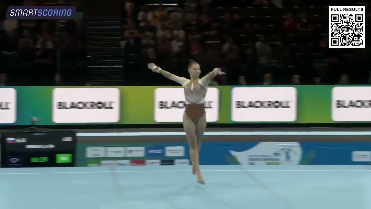 Lucija Hribar. 2025 European Championships. Qual/TF. FX