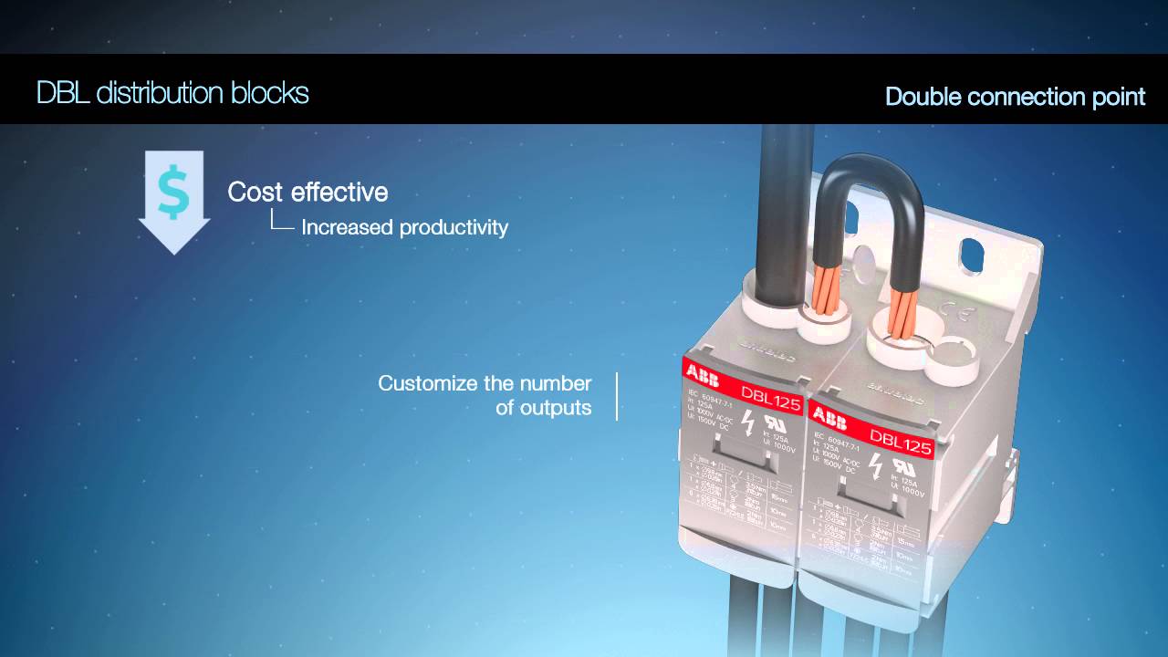 ABB's DBL distribution blocks