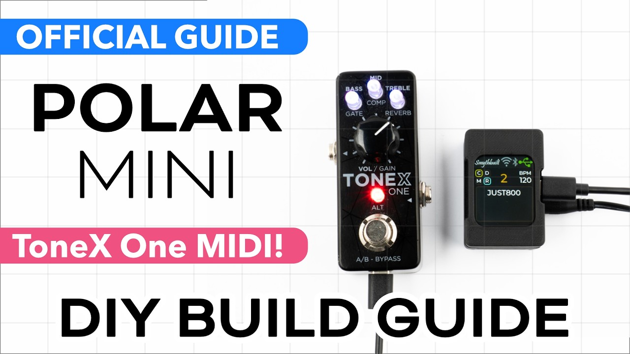 Соберите Polar Mini за 7 минут – руководство по компактному MIDI-контроллеру ToneX One