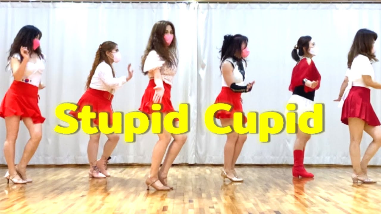 Stupid Cupid Line dance / Improver / 스투피드 큐피드 초중급 라인댄스