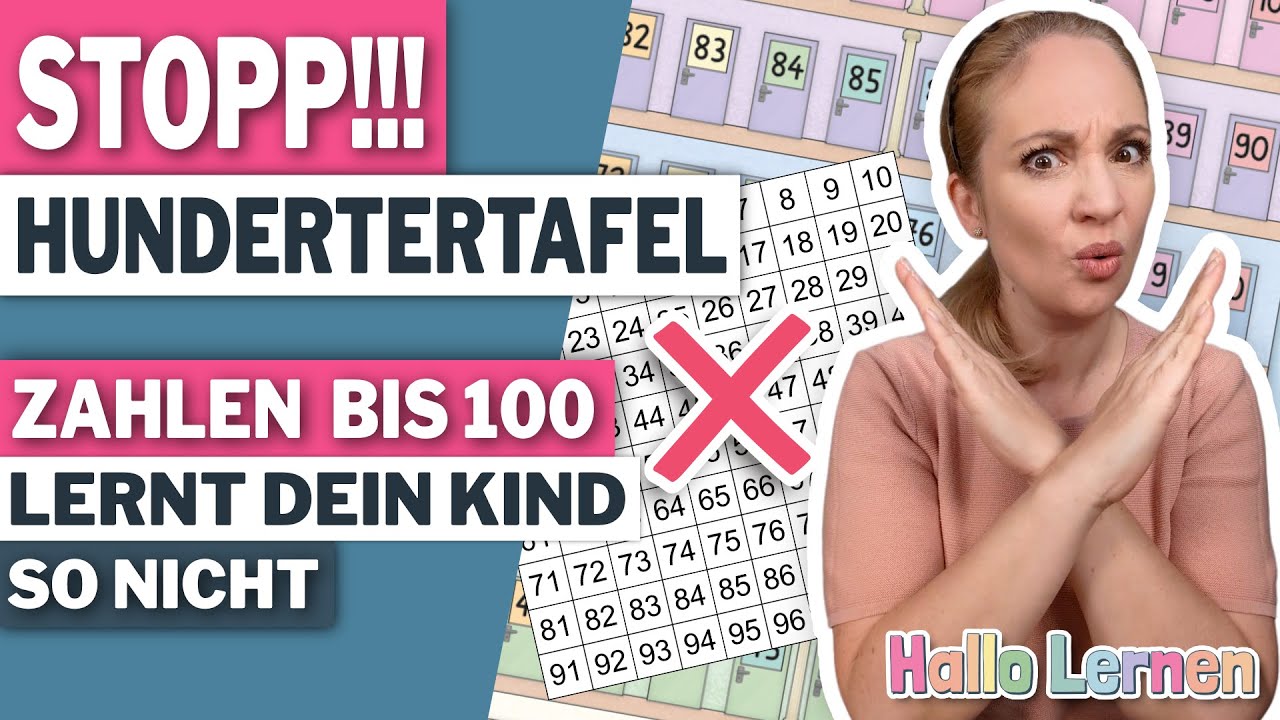 ❌ Die Hundertertafel – Damit kann man Zahlen bis 100 nicht verstehen und lernt nur schwer rechnen