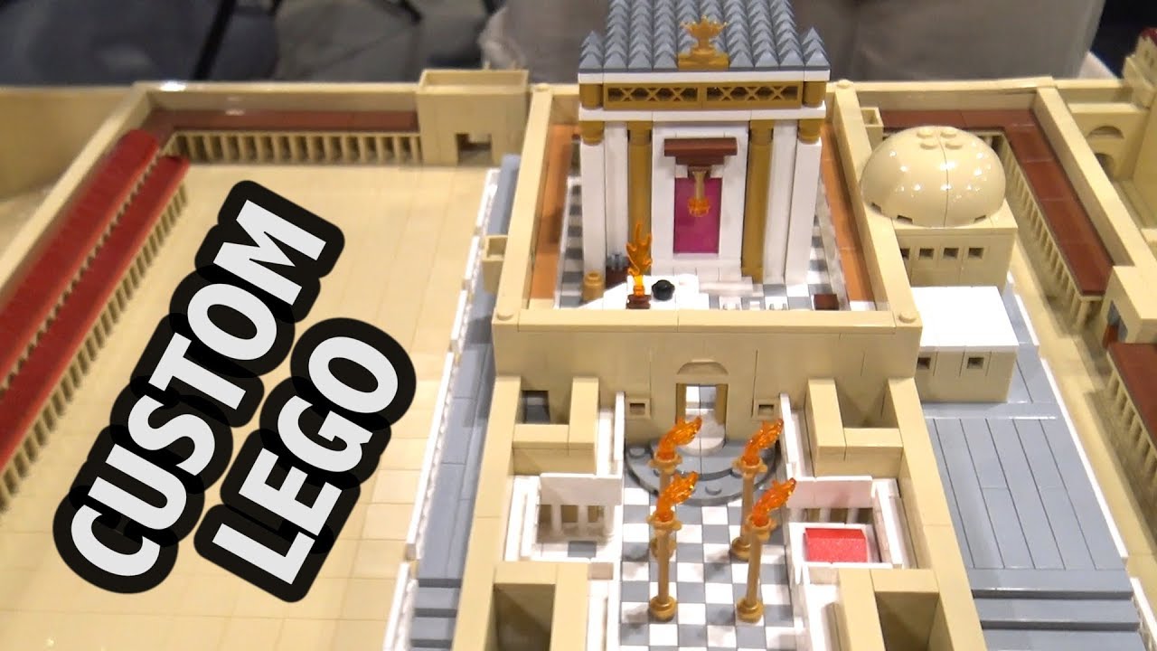 Incredibly Detailed LEGO Model of Second Temple in Jerusalem