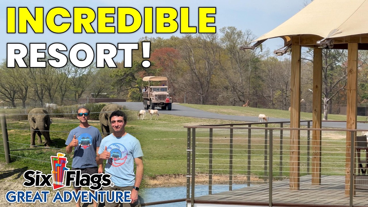 The INCREDIBLE Resort of Six Flags Great Adventure! | Savannah Sunset & Safari Vlog 4/25/25