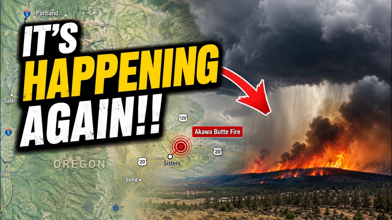 BREAKING: Sisters, Oregon Evacuated as Aawa Butte Fire Makes Major Run South