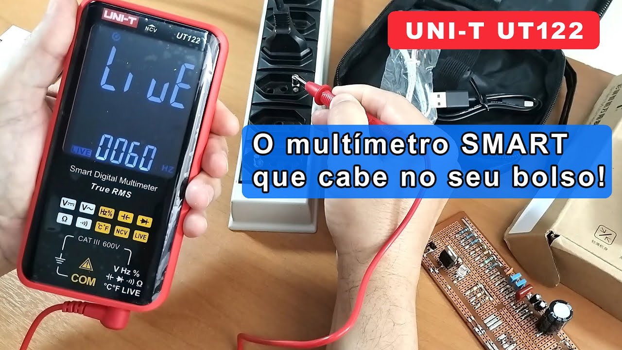 Conheça o UNI-T UT122, um multímetro de grife que cabe no seu bolso!