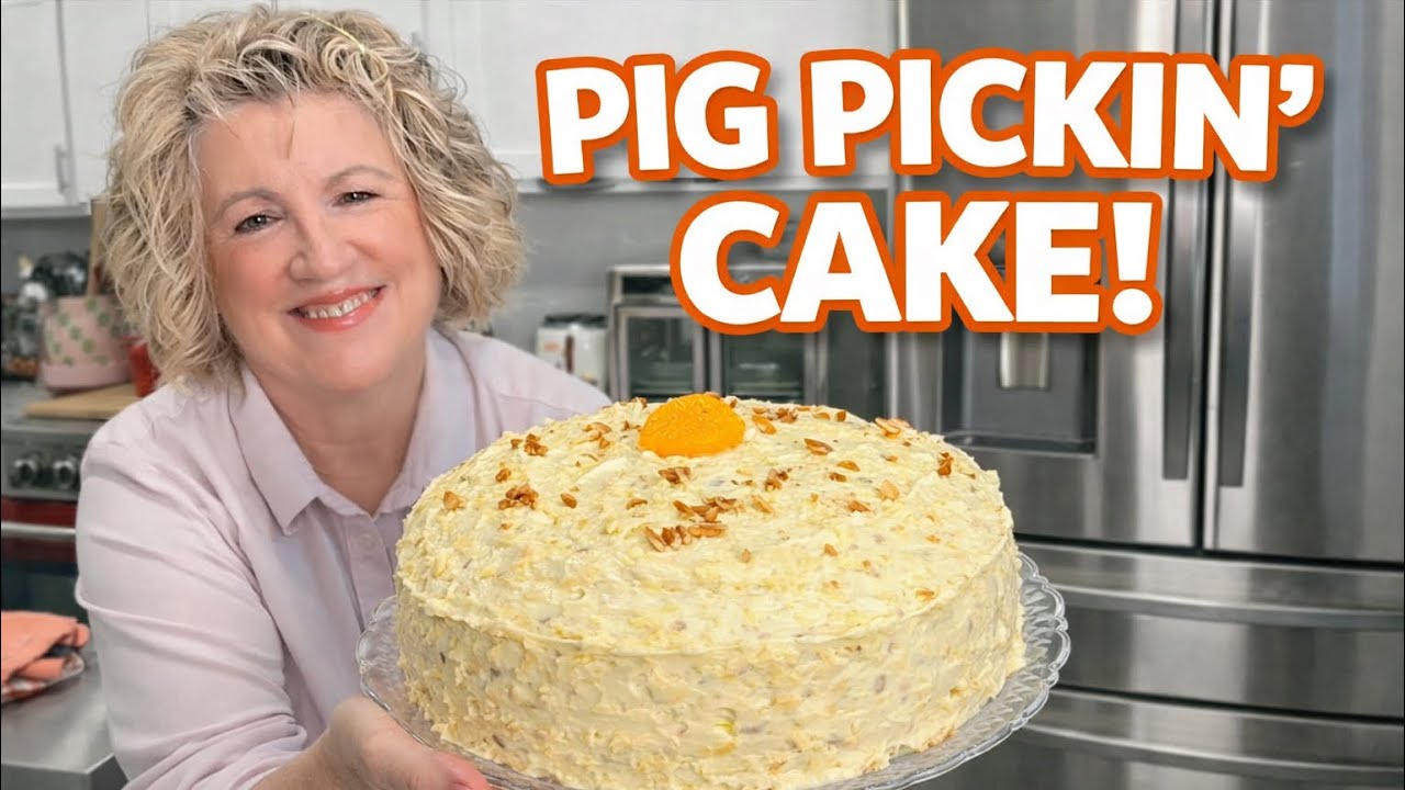 Old Fashioned Pig Pickin’ Cake 🍰 Southern Potluck Favorite