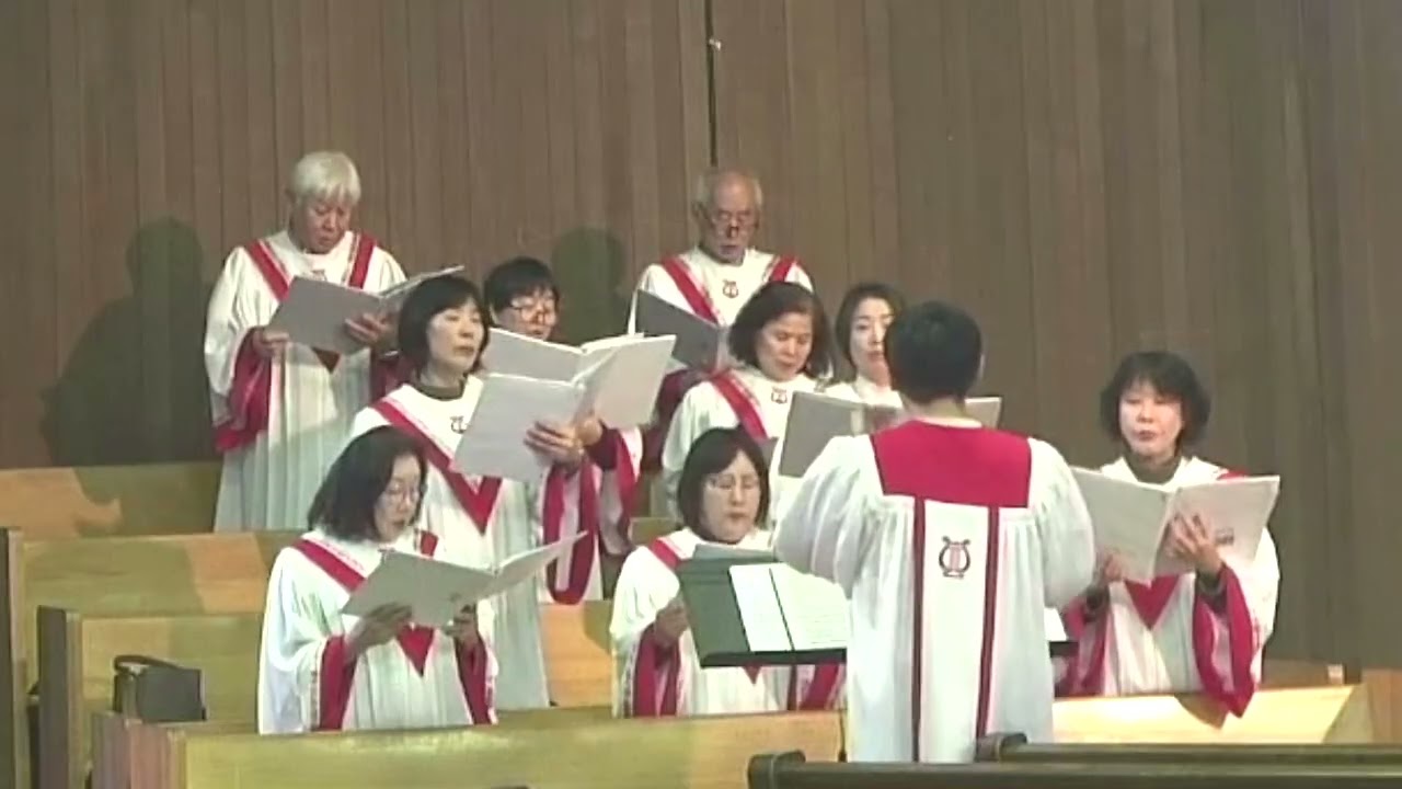 유진한인중앙교회 주일 성가대 찬양, 1월 4일, 2026년