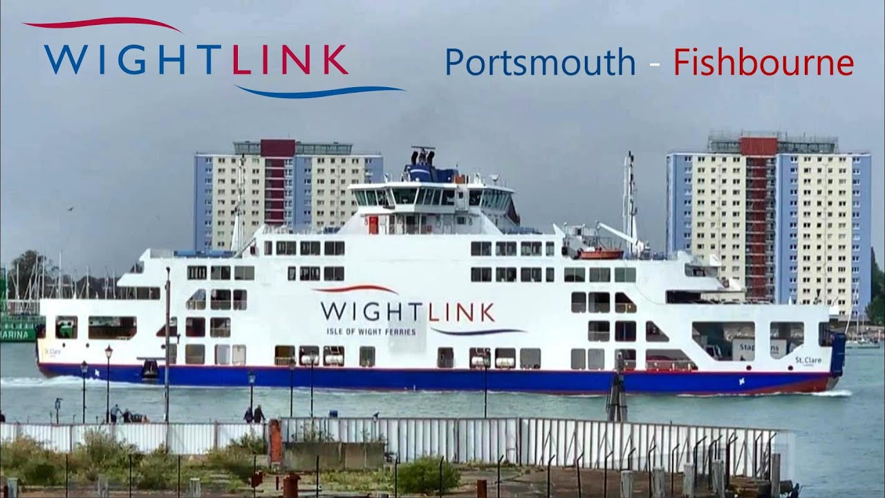 Wightlink - MV St Clare - Portsmouth to Fishbourne