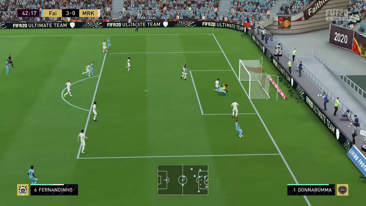 Fernandinho back heel flip fifa 20