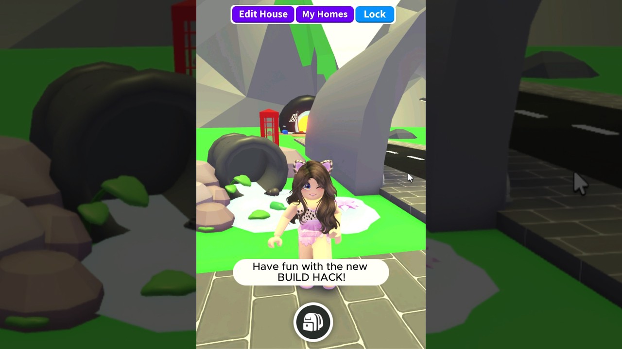 Move your BUILD to Another HOUSE *NEW BUILD HACK* in Adopt me! CREDITS to: Alex2004N28