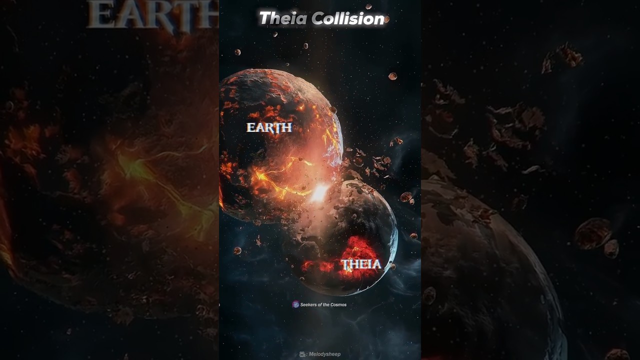 The Birth of Our Moon | Earth-Theia Collision 🌓