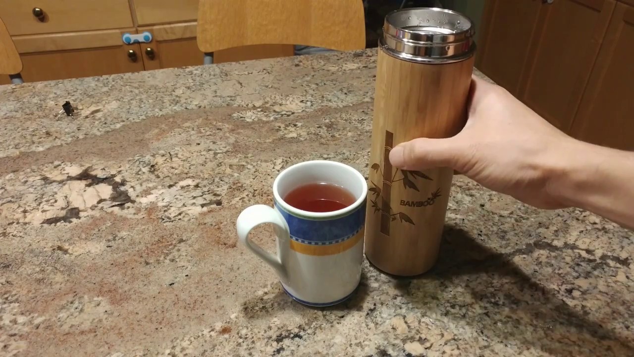 Pollux Bamboo and Stainless Steel Insulated Travel Mug Review (Vacuum Insulated Tumbler)