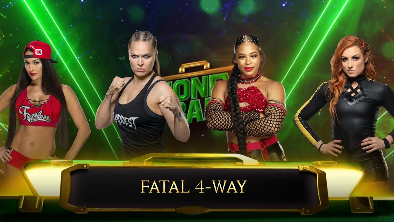 full match - Ronda Rousey vs Nikki Bella vs bianca belair vs becky lynch | money in the bank  2024