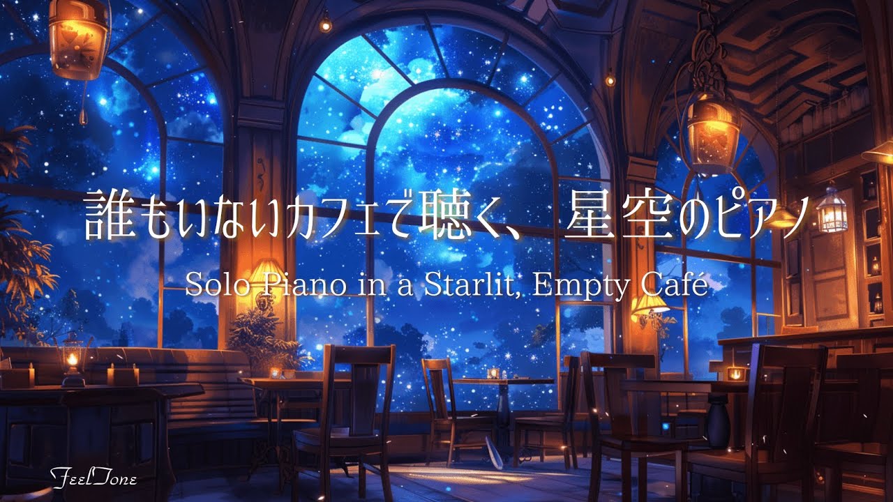 【夜のBGM】星空カフェで聴く夜の音楽｜Piano Music for Reading, Study & Relaxation