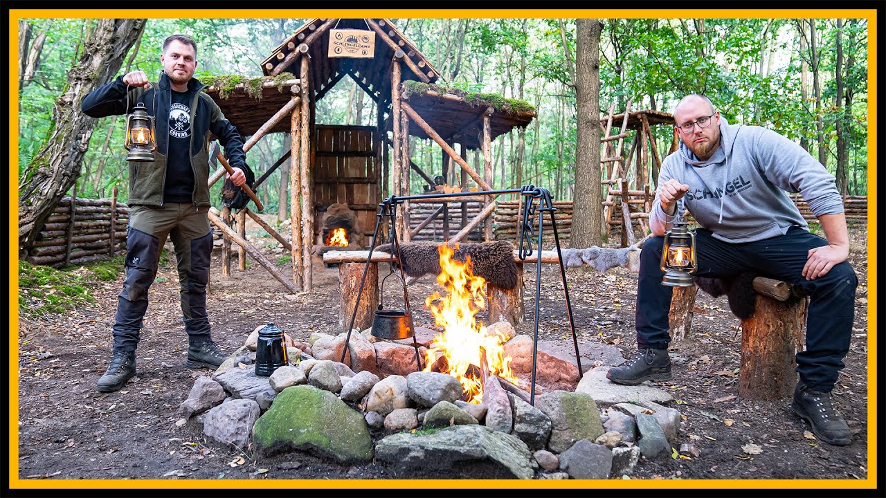 Bushcraft Camp [S05/E25] Camprundgang, Q&A mit INSTA 360 ONE R - Bushcraft Survival Outdoor