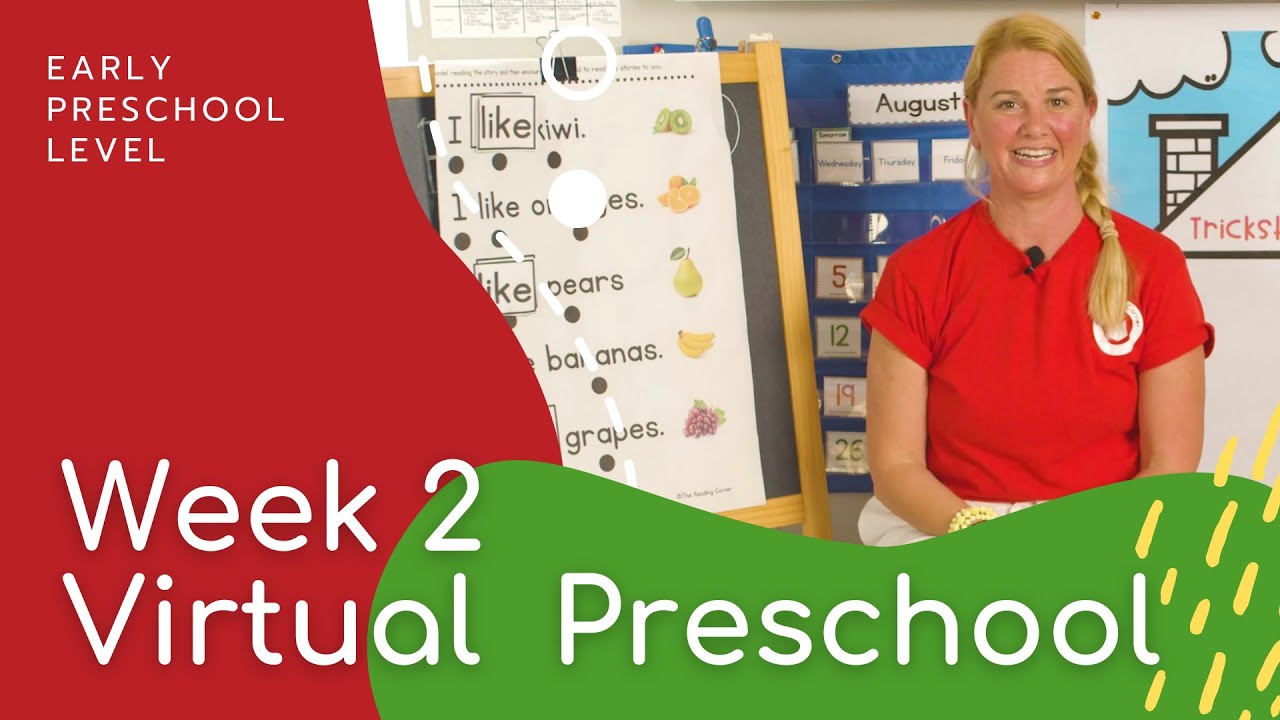 Early Preschool Lessons, ages 2 - 4 | Reading Corner Online - EARLY LEARNING FOR CHILDREN - WEEK 2