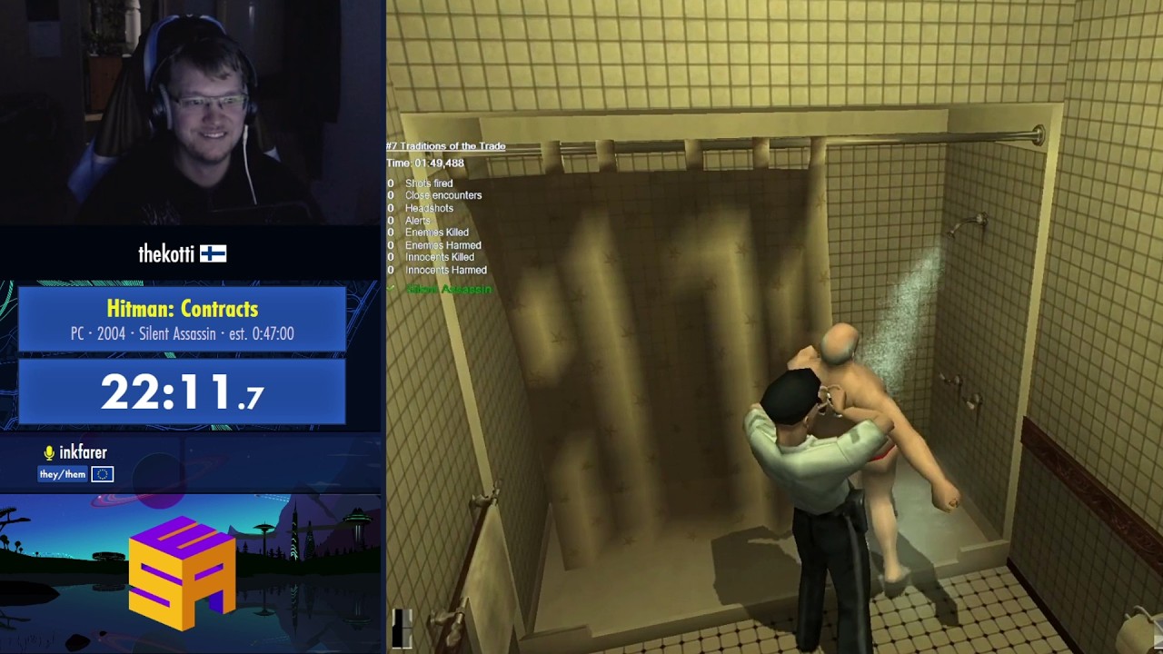 Hitman: Contracts speedrun (HAUNTED) | Hekathon 2025