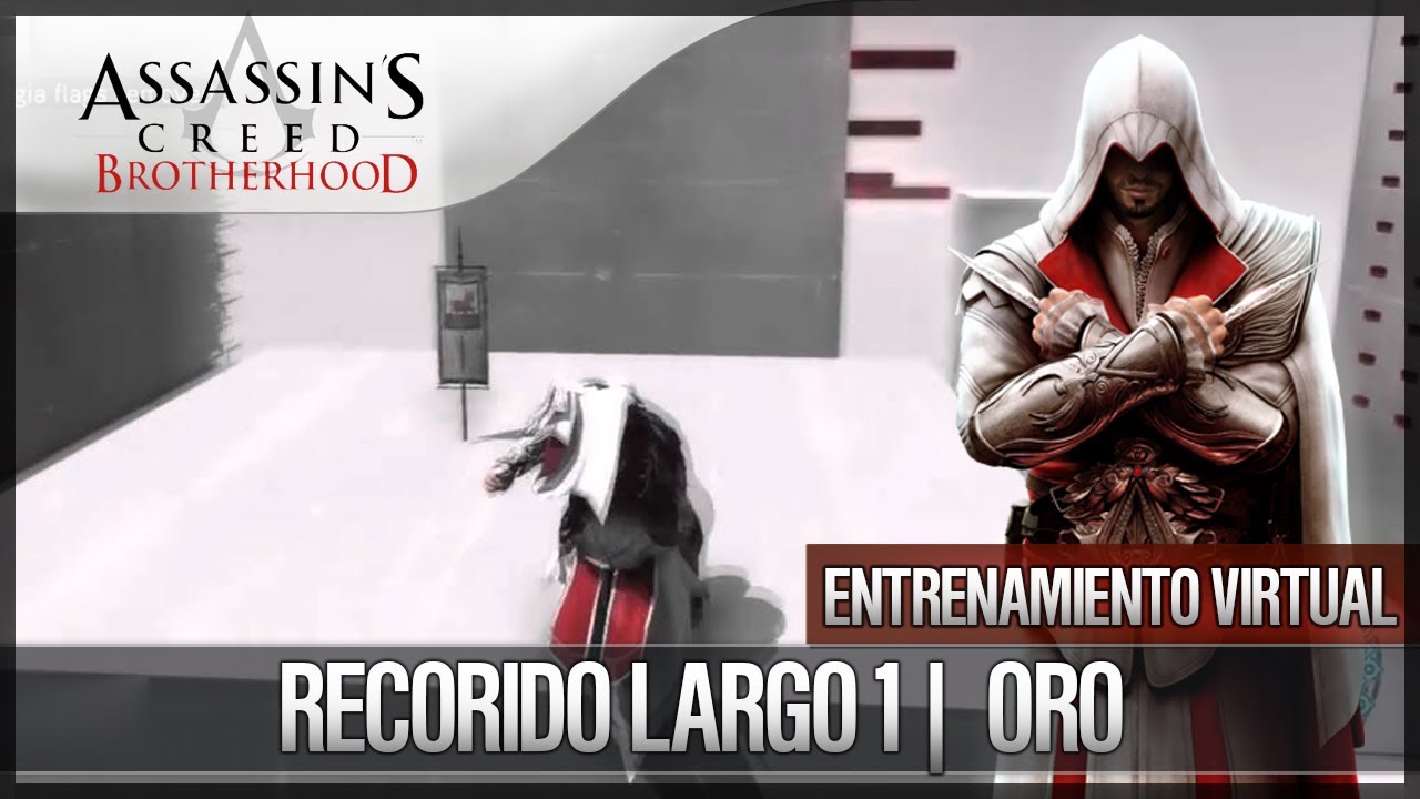 Assassin's Creed Brotherhood | Walkthrough | Entrenamiento Virtual | Recorrido largo 1 | ORO