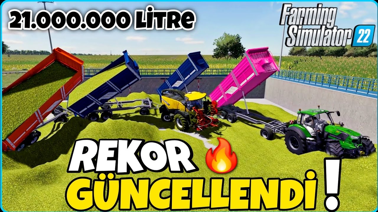 BİZE REKOR MEYDAN OKUYAN SİNAN'A YENİ SİLAJ REKORUYLA KARŞILIK VERDİK  @SinanKara54 FS22 #rekor