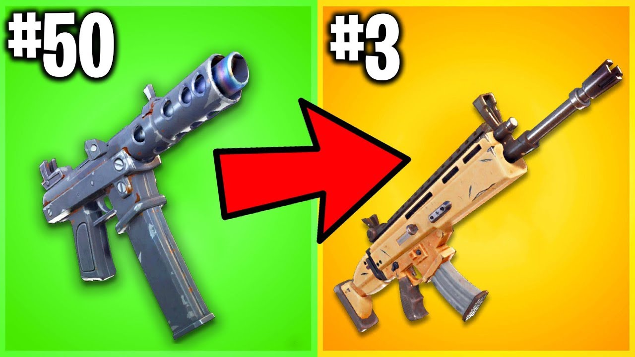 RANKING EVERY GUN EVER IN FORTNITE! (Feat. LukeTheNotable)