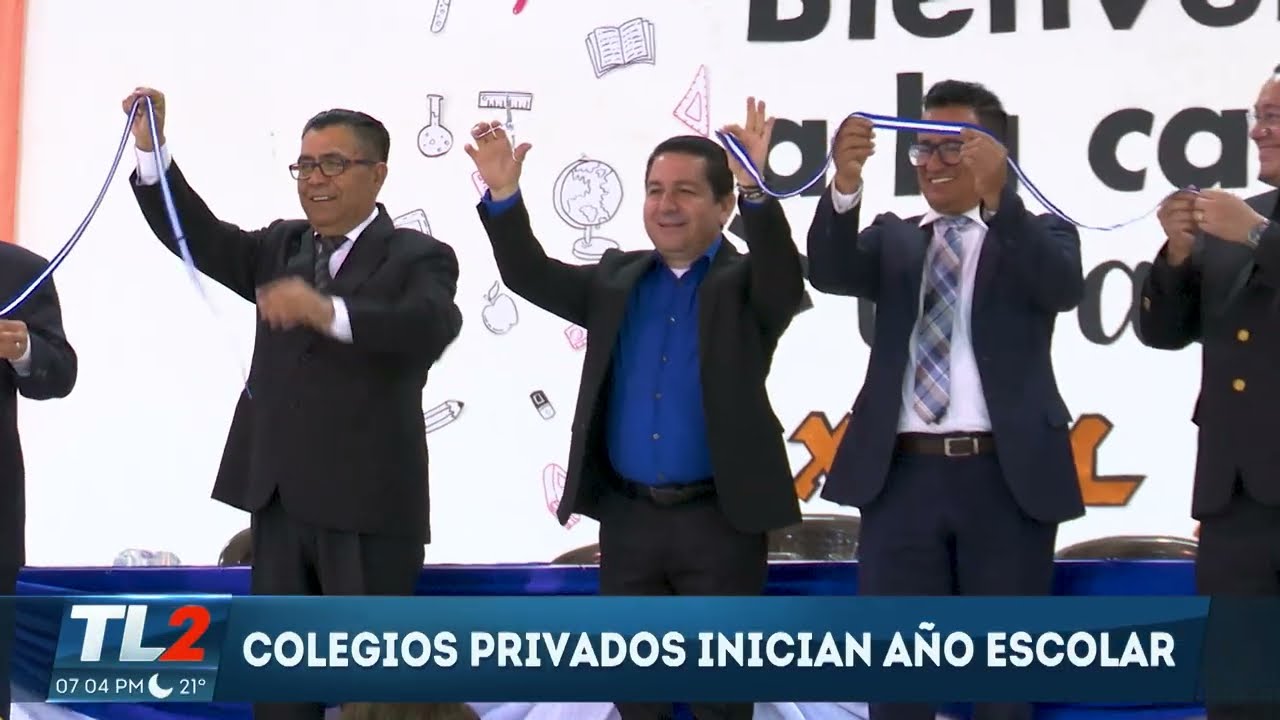 INAGURACIÓN AÑO LECTIVO COLEGIOS | Teledos | El Salvador