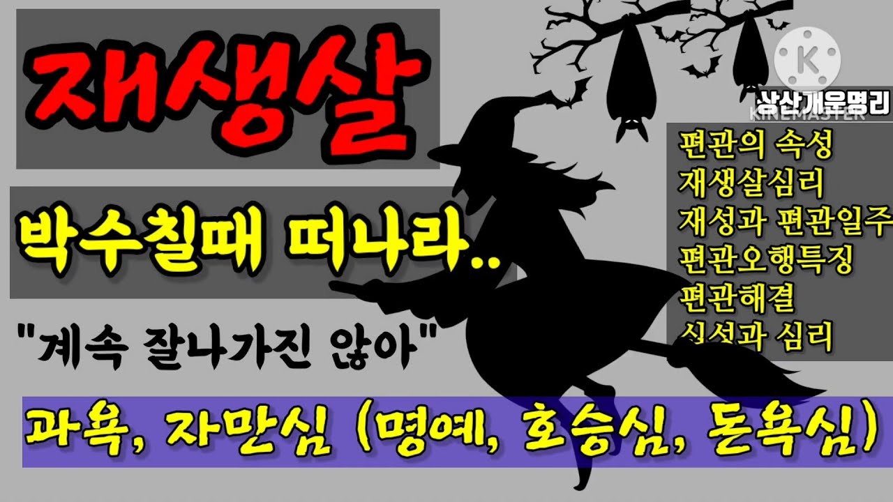 재생살 ㅡ 박수칠때 떠나라. 과욕에서 오는 고통 편관일주. 재성일주.무인성 *상담 010.4819.8794*카톡상담chwjeonju549898