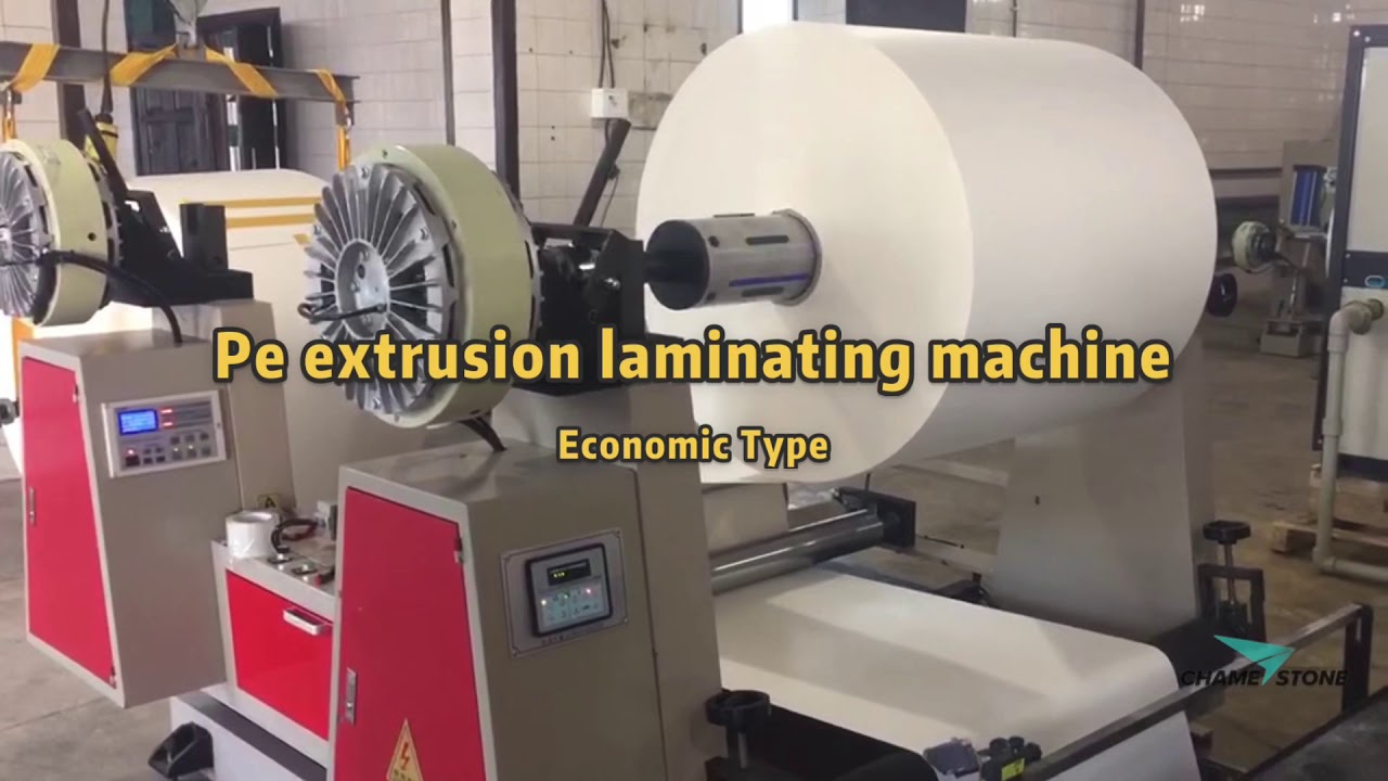 Economic pe extrusion laminating machine for paper cup paper/kraft paper etc