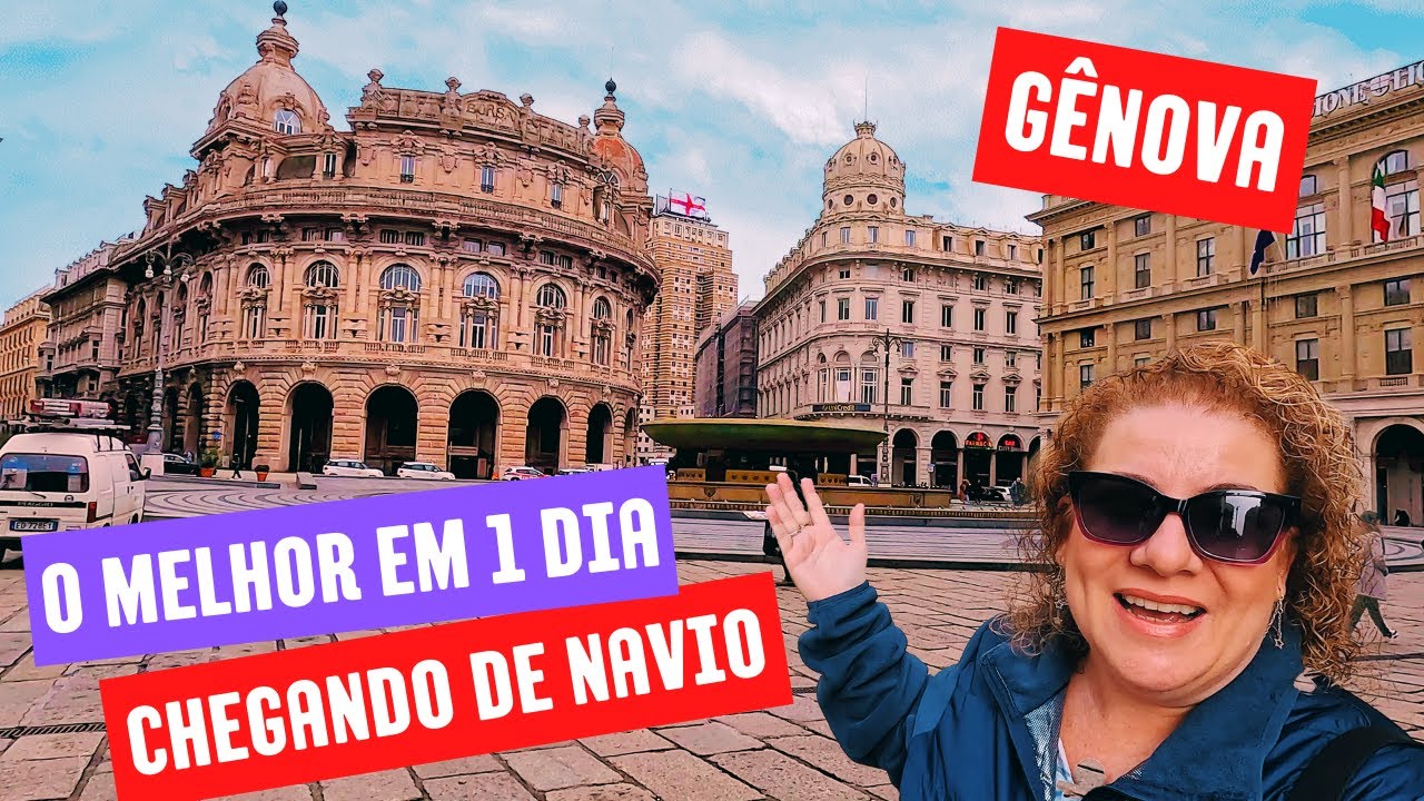 O que fazer em GENOVA na ITÁLIA chegando de NAVIO
