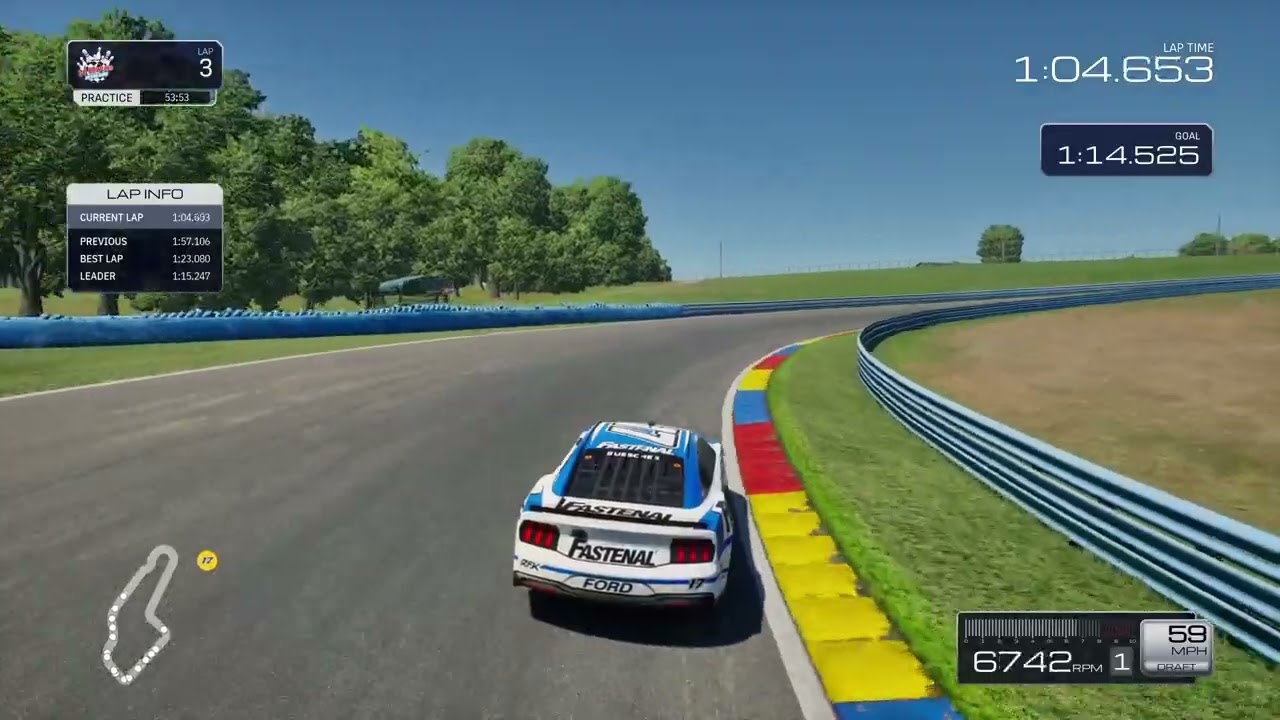 NASCAR 25 Full Watkins Glen Layout