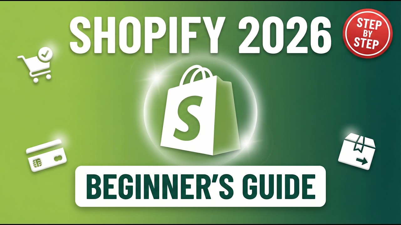 Shopify for Beginners 2026: Easy Step‑By‑Step Guide To Your First Online Store