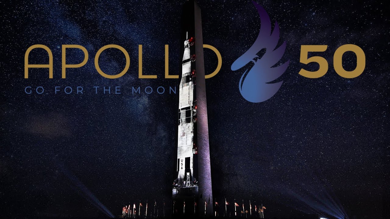 Go For The Moon - Apollo 11 50th Anniversary - Washington Monument Rocket Launch