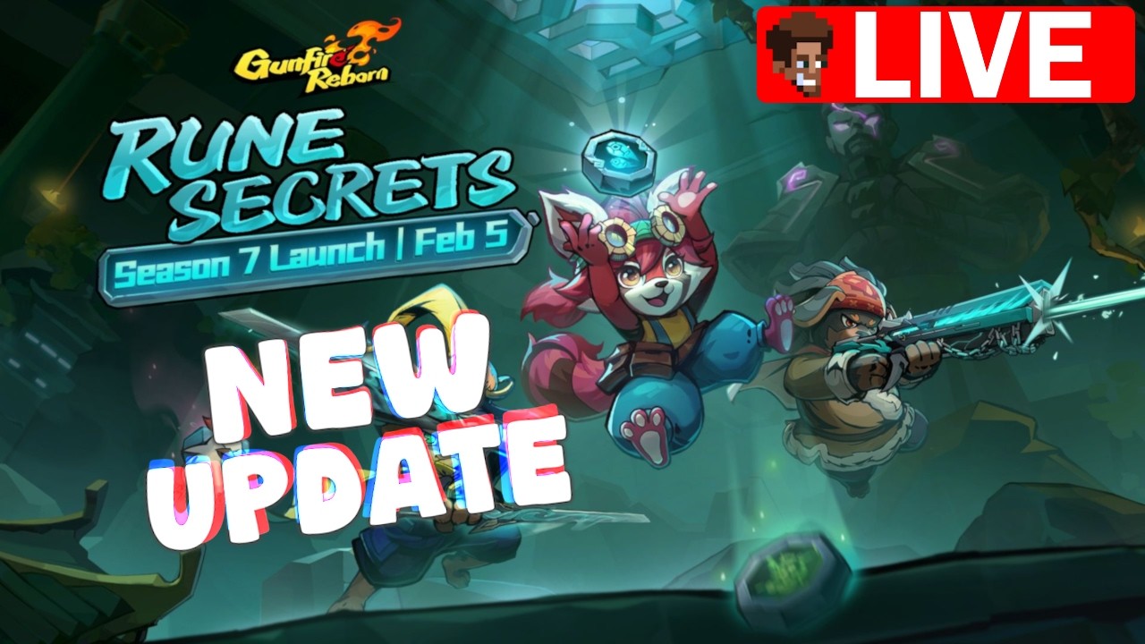 This S-Tier FPS Roguelike Got a HUGE Update [Gunfire Reborn]🔴Live
