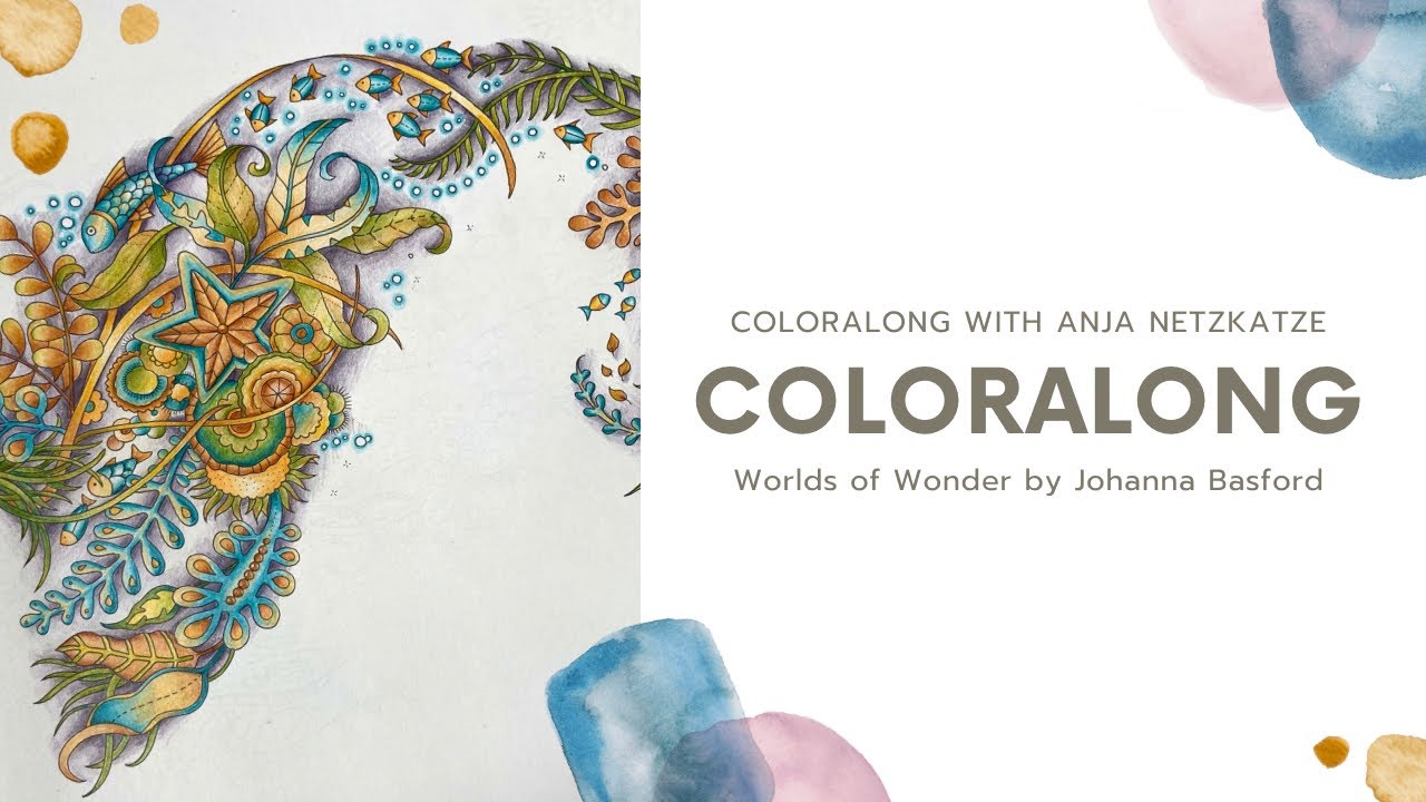 Coloralong: Small Victories in Worlds of Wonder by Johanna Basford with Ergosoft pencils