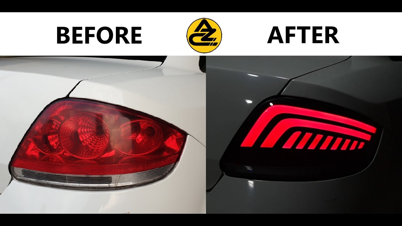 как это сделано fiat linea led задний фонарь