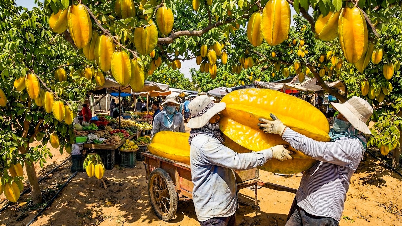 From Farm to Supermarket: The Mass Production Process of Clean, Harvested Fruit That Earns Consumer