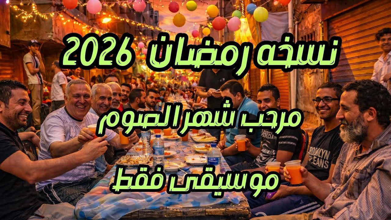 مرحب شهر الصوم 🌙✨ | نسخه رمضان 2026 -Marhaban Shahr El-Soom | Ramadan 2026 Cover