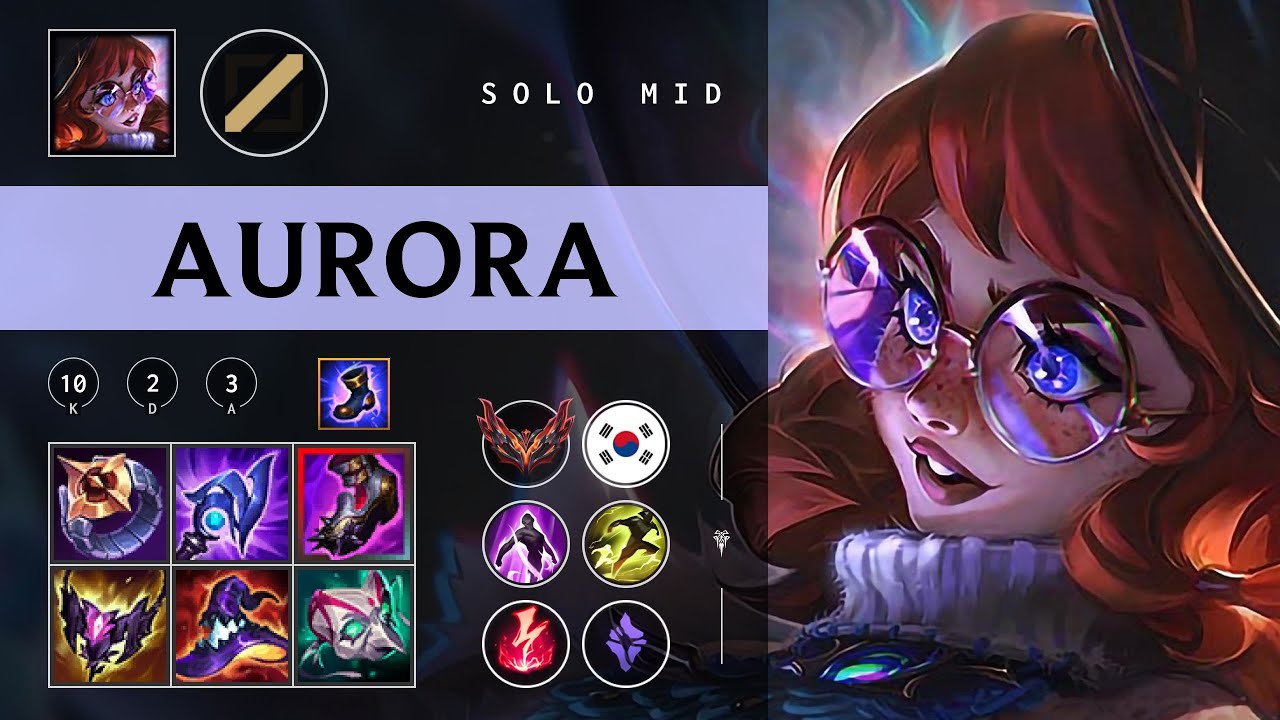 Aurora Mid vs Kassadin - KR Grandmaster Patch 26.02