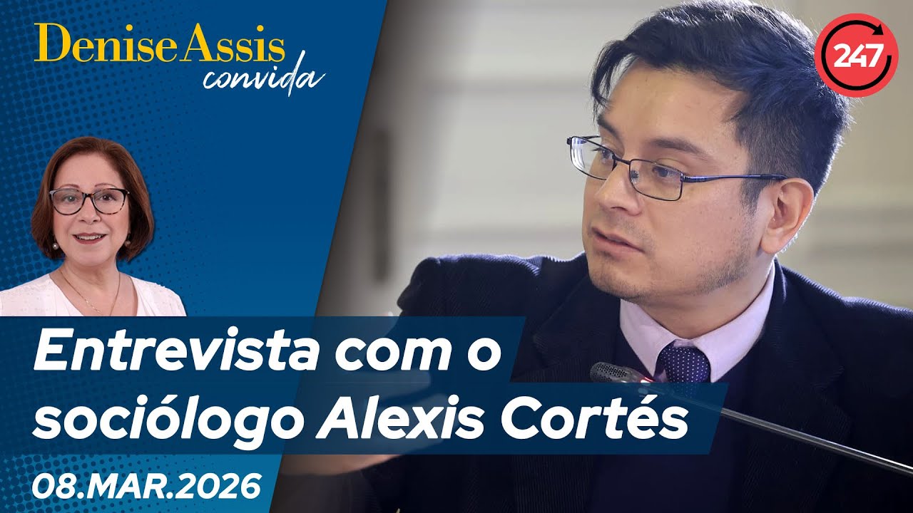 Denise Assis convida - Alexis Cortés analisa a chegada da ultradireita ao poder, no Chile 8.3.2026