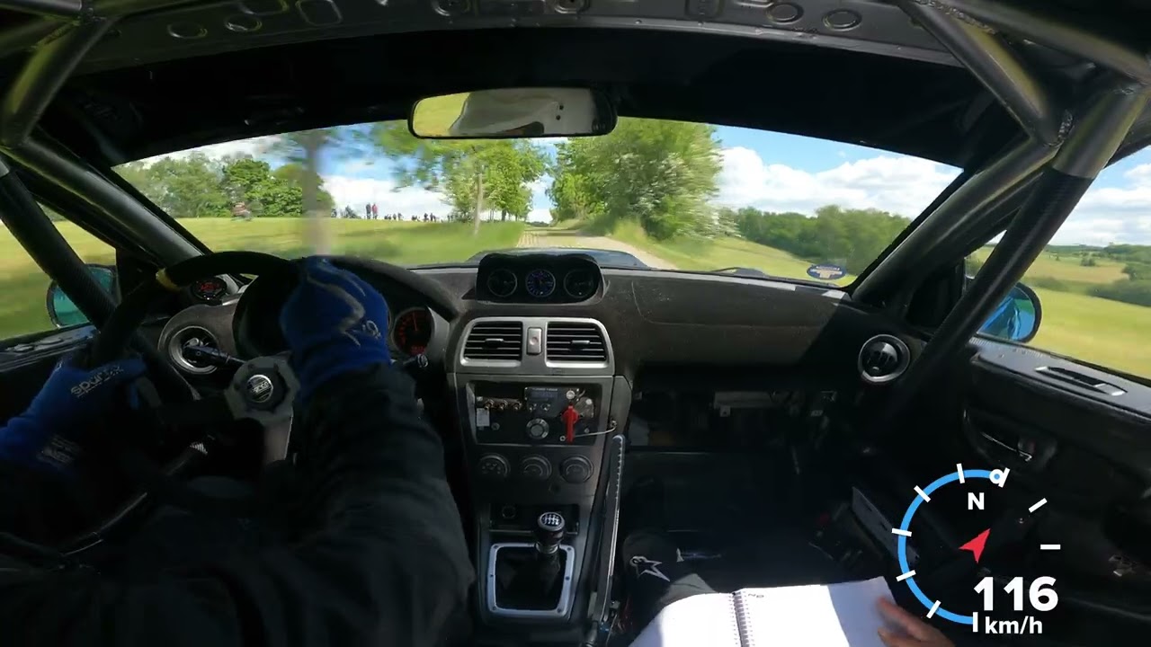 Rallyesprint L&ouml;&szlig;nitz 2025 WP 1 Honke / Strobel