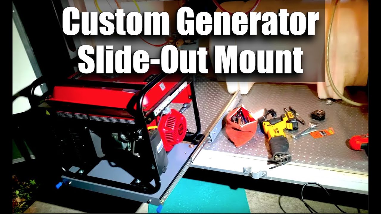 Custom Generator Slide Out Mounting System