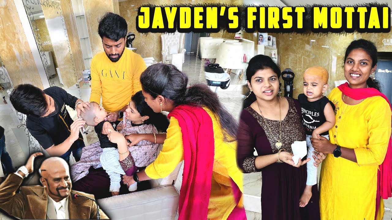 First Mottai to Baby Jayden - New Motta Boss in our Home | DAN JR VLOGS
