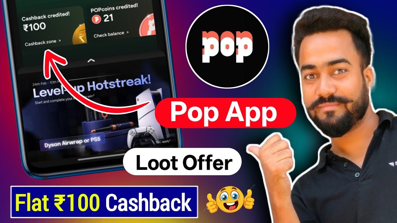 😱Pop Upi Flat ₹100🔥Cashback | Pop App New Loot Offer Today | Pop Upi X Ajio Offer | Pop Coin Offer |