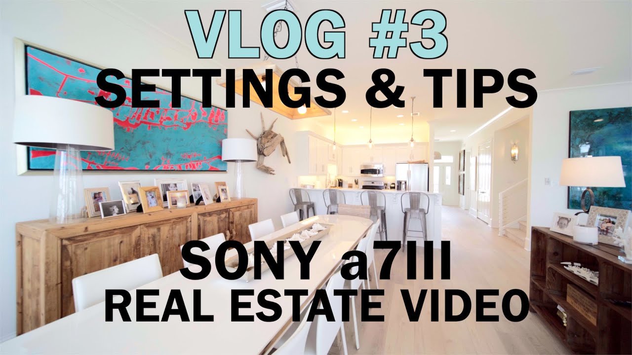 Vlog #3 - Sony a7III Real Estate Video Settings & Tips - Slog3