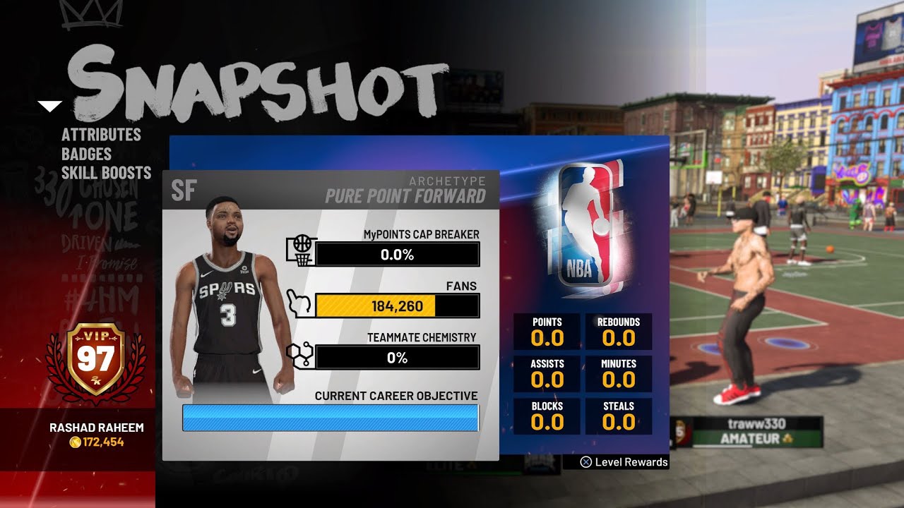 97 OVERALL ALL PARK PURE POINT FORWARD LIVE REACTION! HITTING 97 OVERALL IN #NBA2K19 NO MYCAREER!