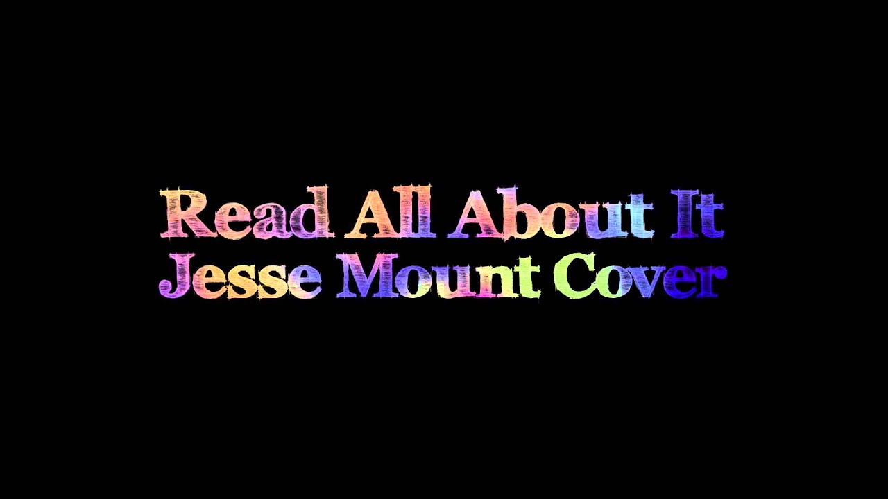 Read All About It - Emelie Sandé - Jesse Mount Cover