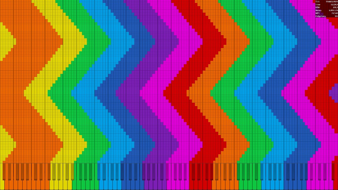 Ultralight MIDI Player. LSCMC Challenge (11,505,699 notes)