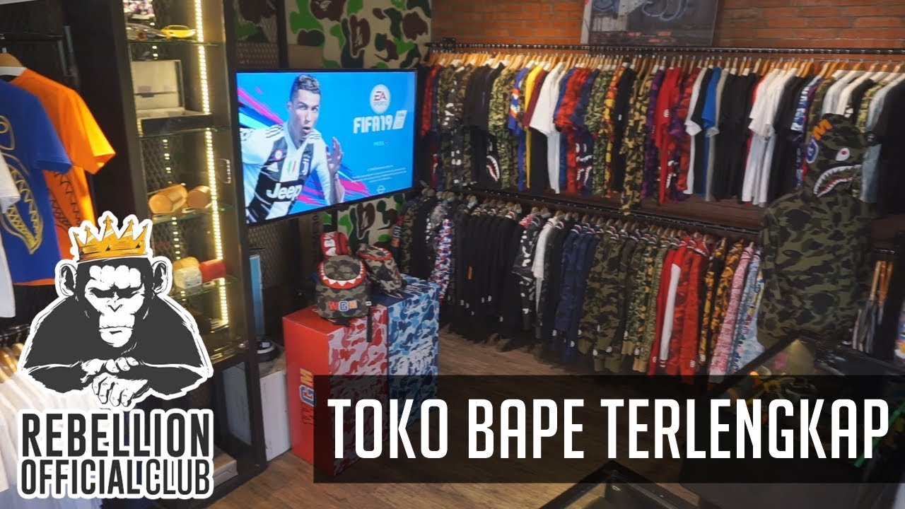#HYPEMANIA | BERKUNJUNG KE TOKO BAPE TERLENGKAP DI JAKARTA | Rebellion Official Club