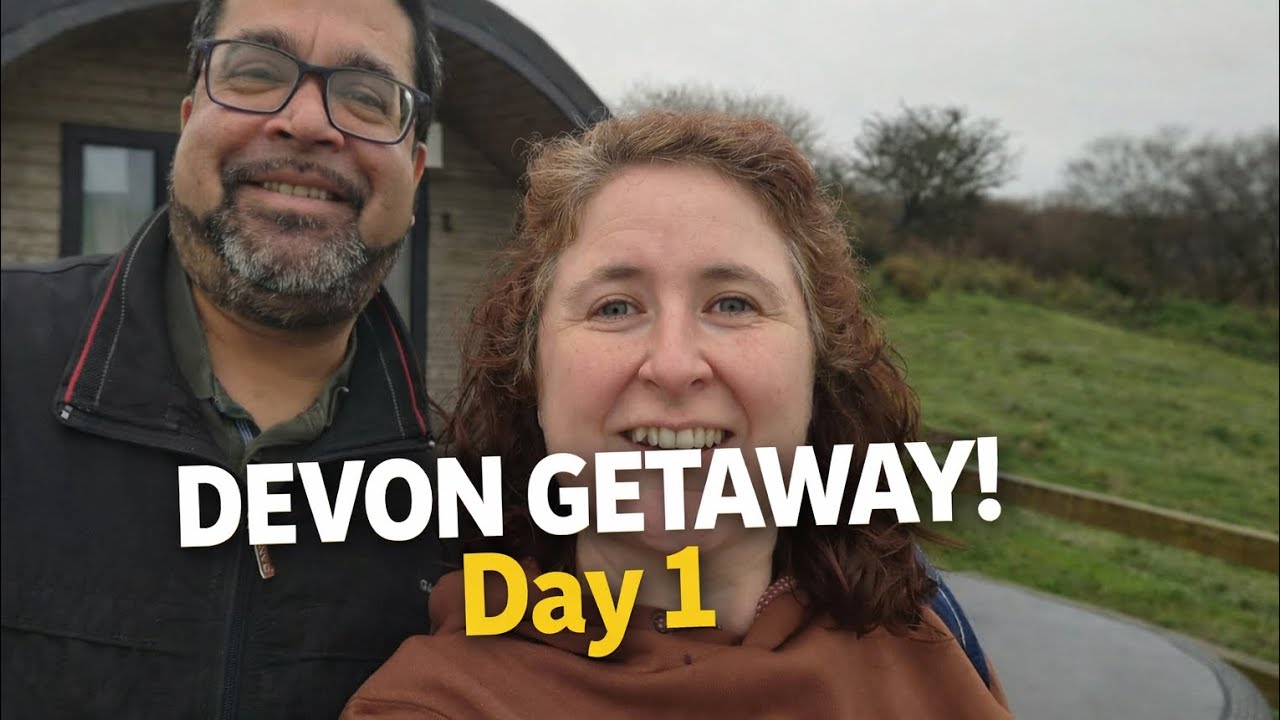 Devon Glamping Getaway – Day 1 | Travel Day, Pod Tour & First Night in the Hot Tub